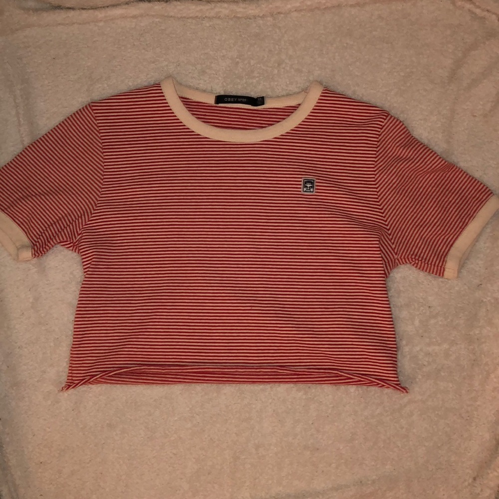 Obey crop top